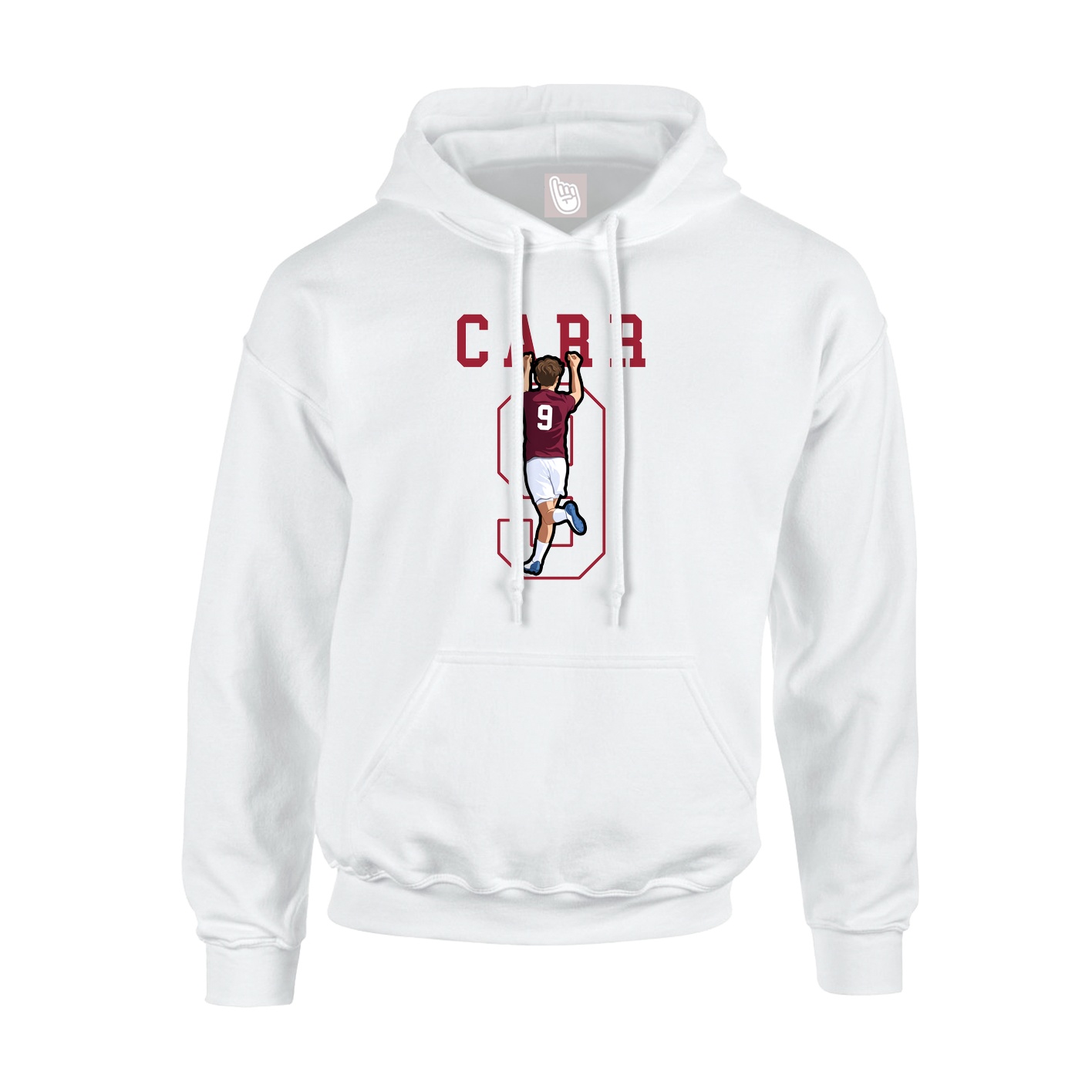 Hoodie — Shirsey in White