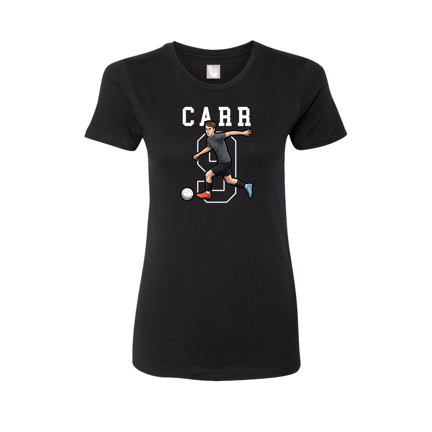 Fitted Women's Tee — Shirsey in Black