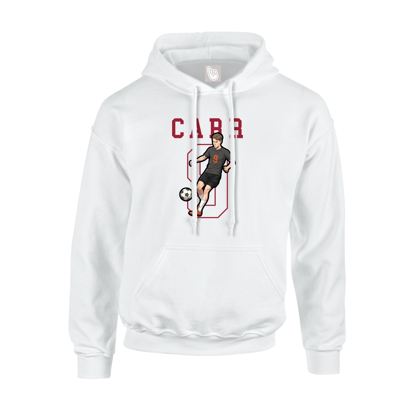 Youth Hoodie — Shirsey in White