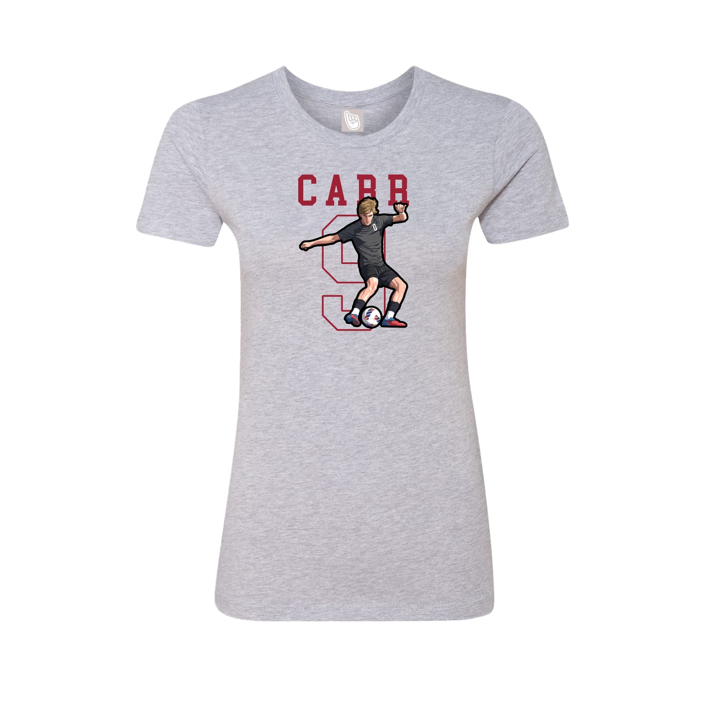 Fitted Women's Tee — Shirsey in Grey