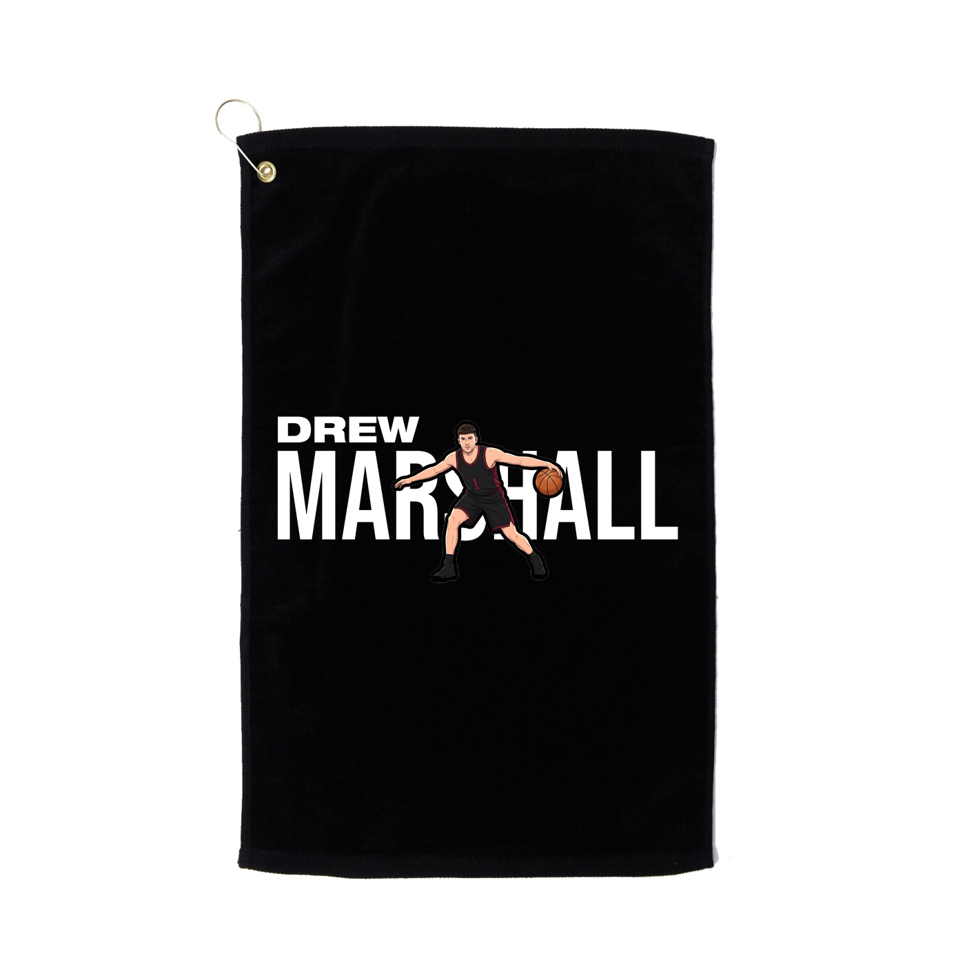 Golf Towel — Player Name in Black