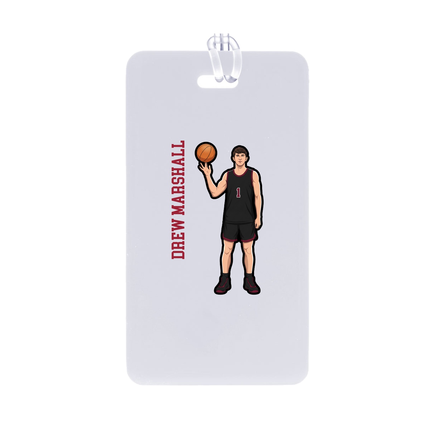 Bag Tag — Name Vertical in Classic