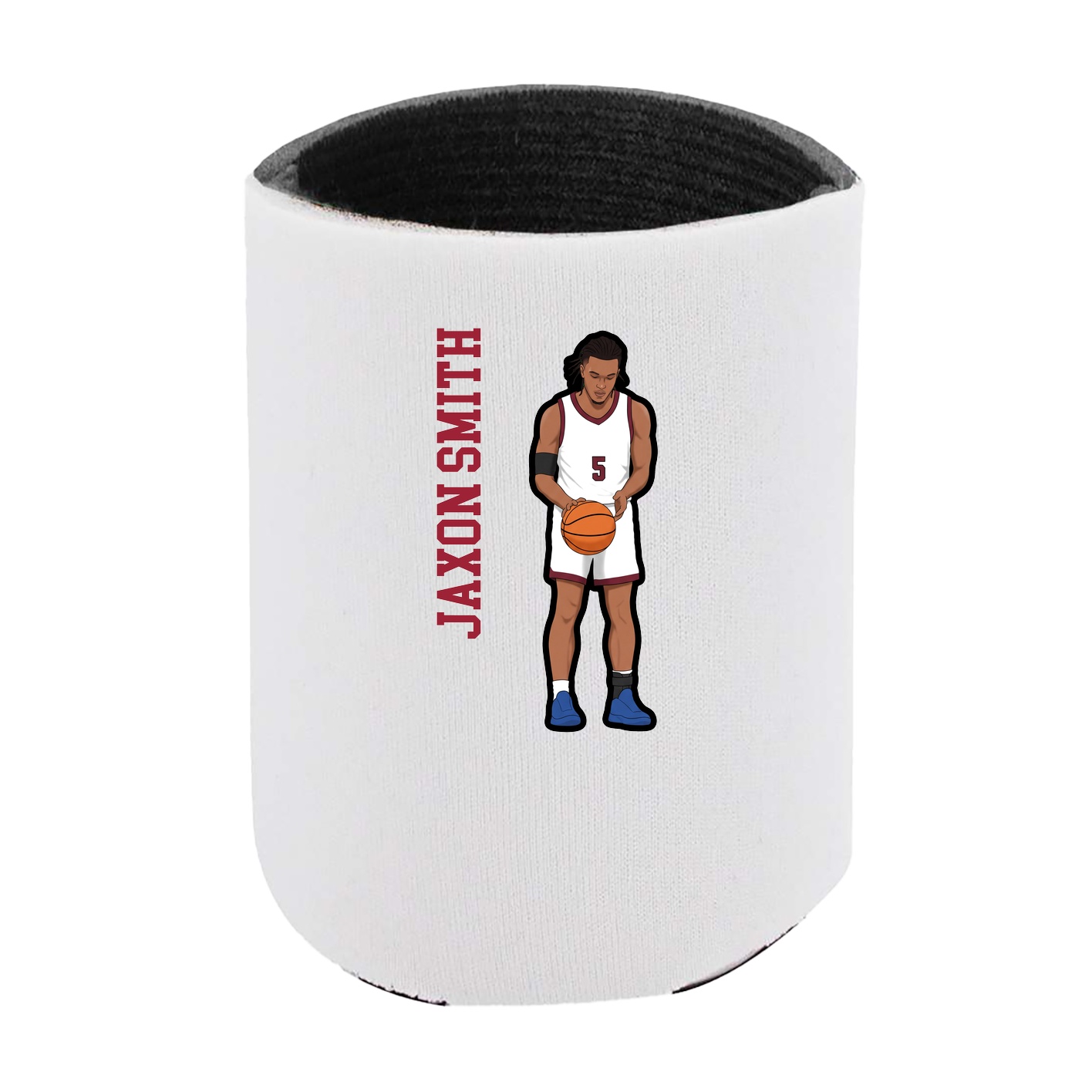 Can Holder — Name Vertical in White