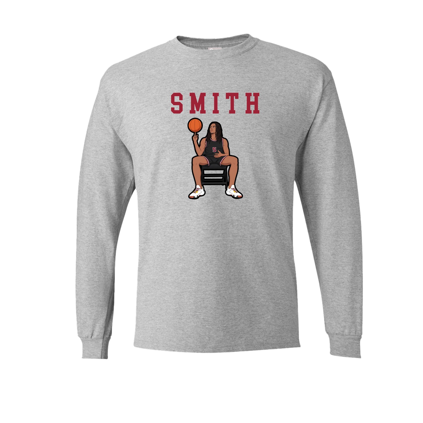 Long Sleeve Tee — Shirsey in Grey