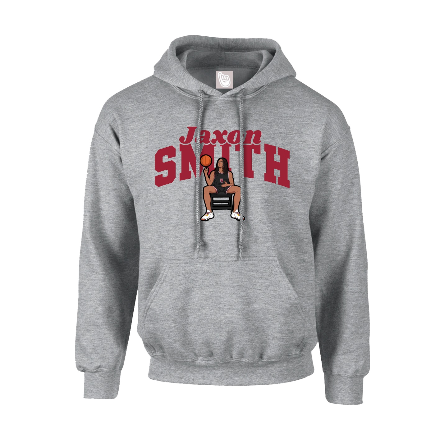 Hoodie — Signature Arch in Grey