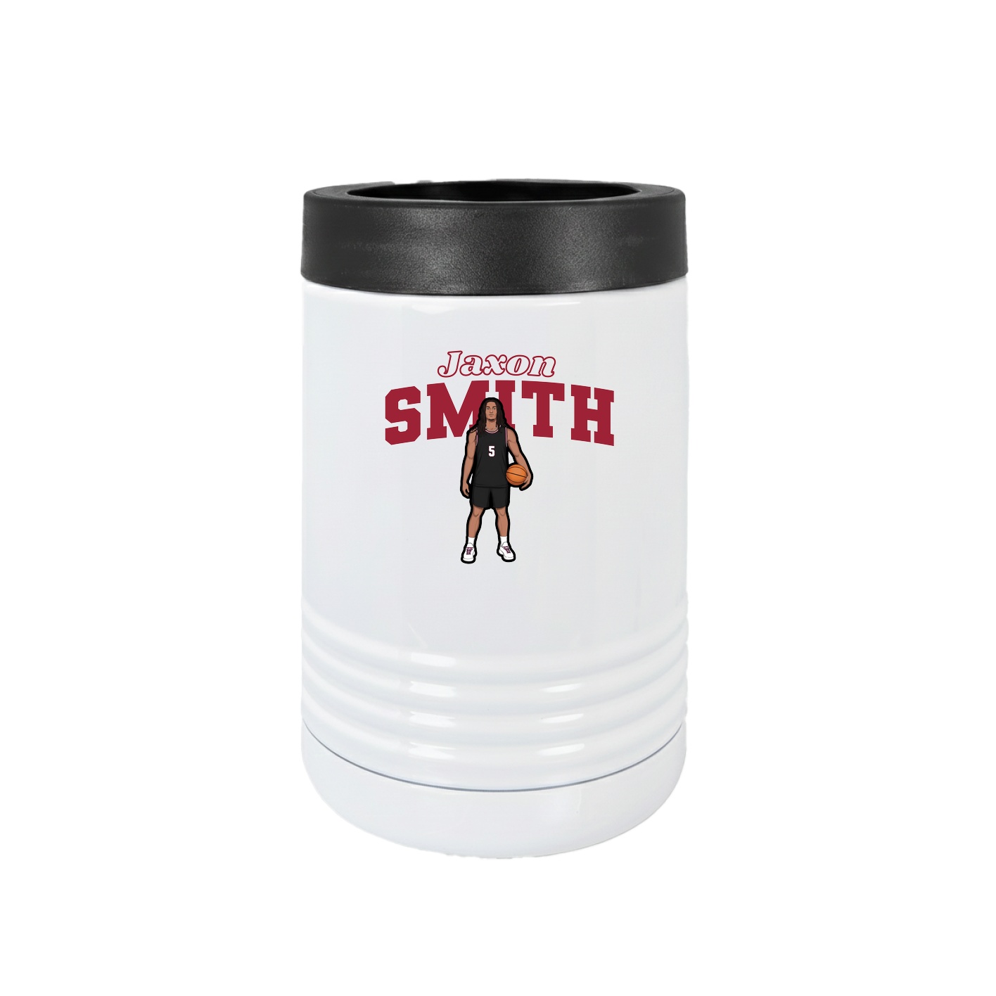 Beverage Holder — Name Arch in White