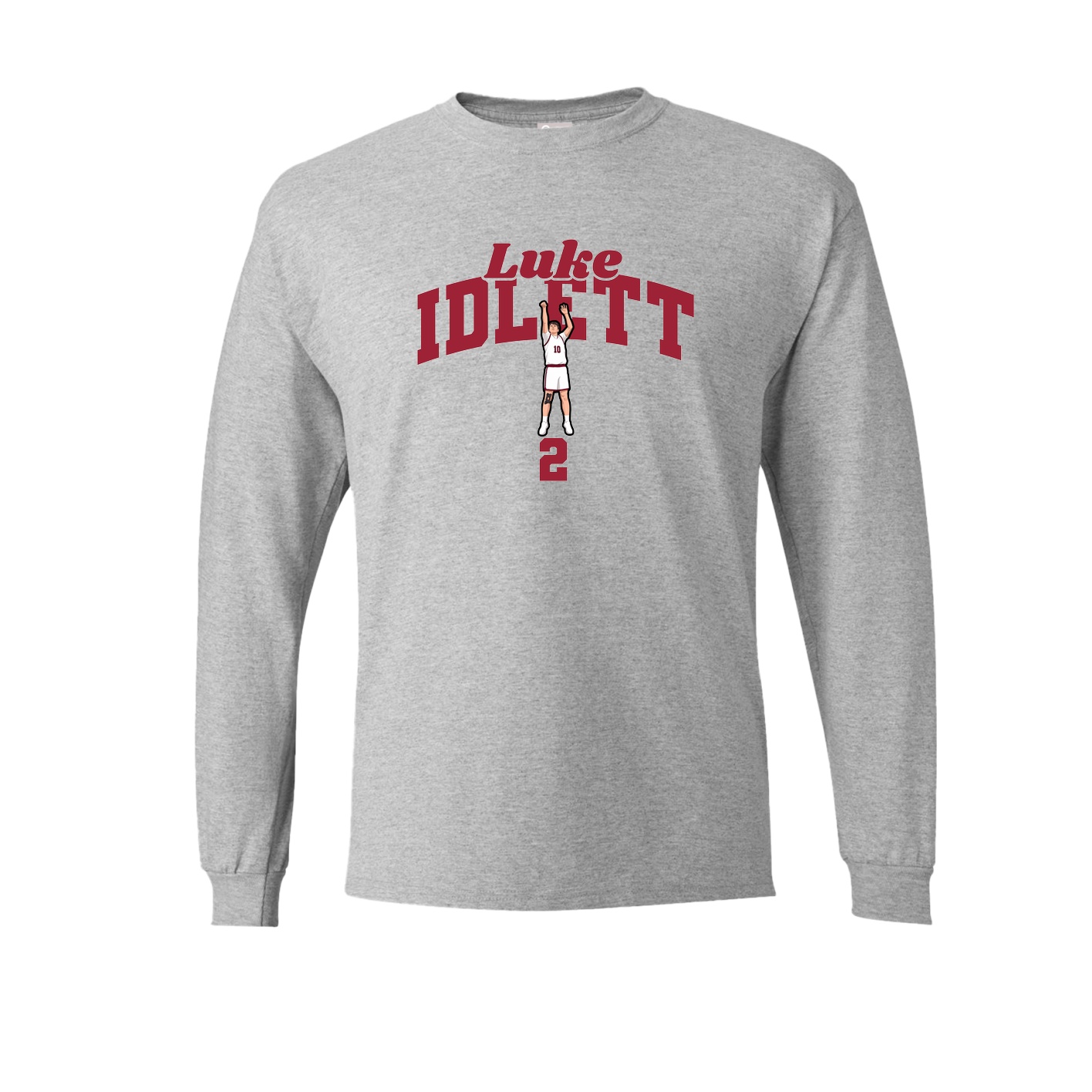 Long Sleeve Tee — Signature Arch in Grey