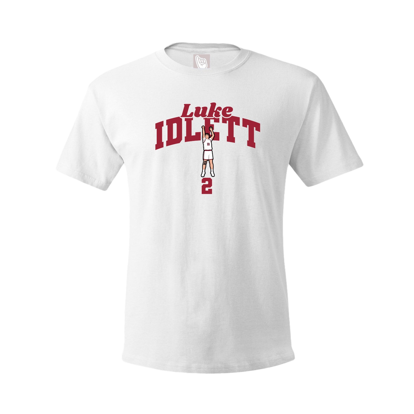 Youth Tee — Signature Arch in White