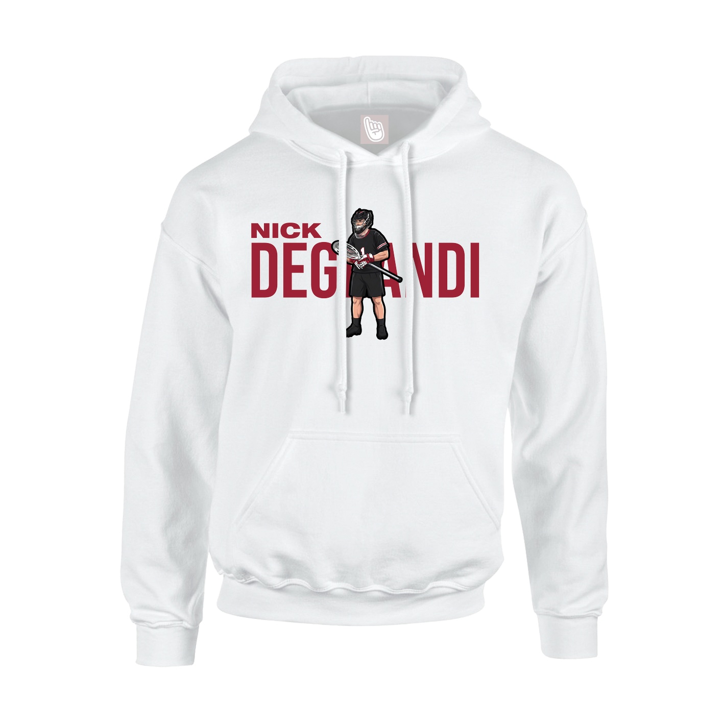 Hoodie — Player Name in White