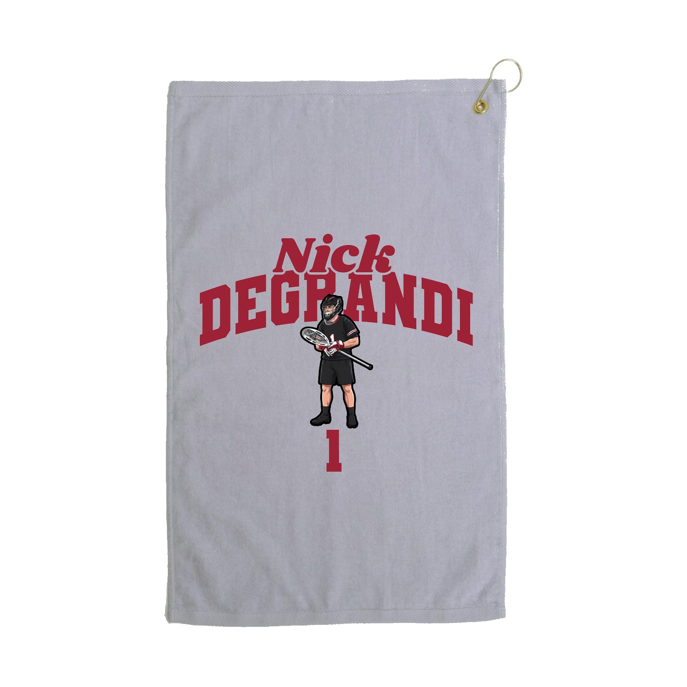 Golf Towel — Signature Arch in Grey