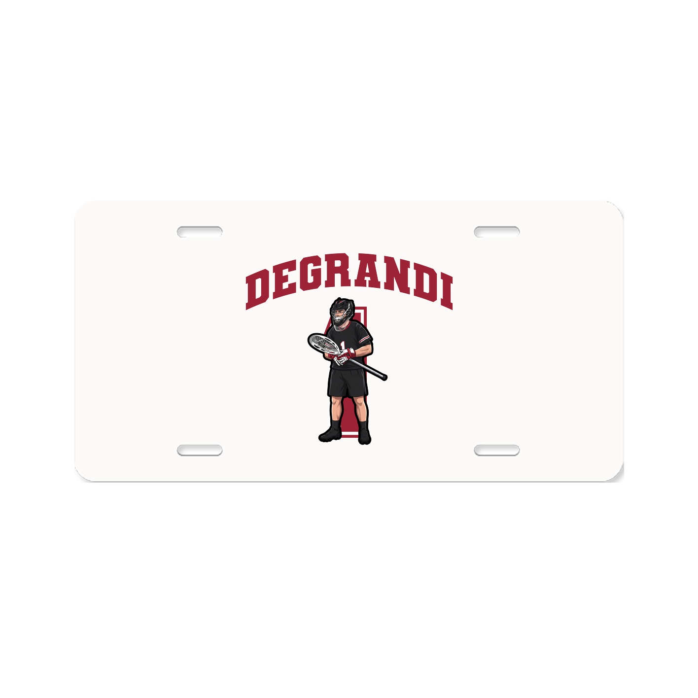 License Plate — Number in Classic