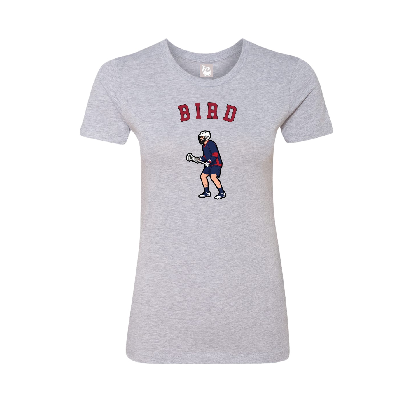 Fitted Women's Tee — Shirsey Arch in Grey