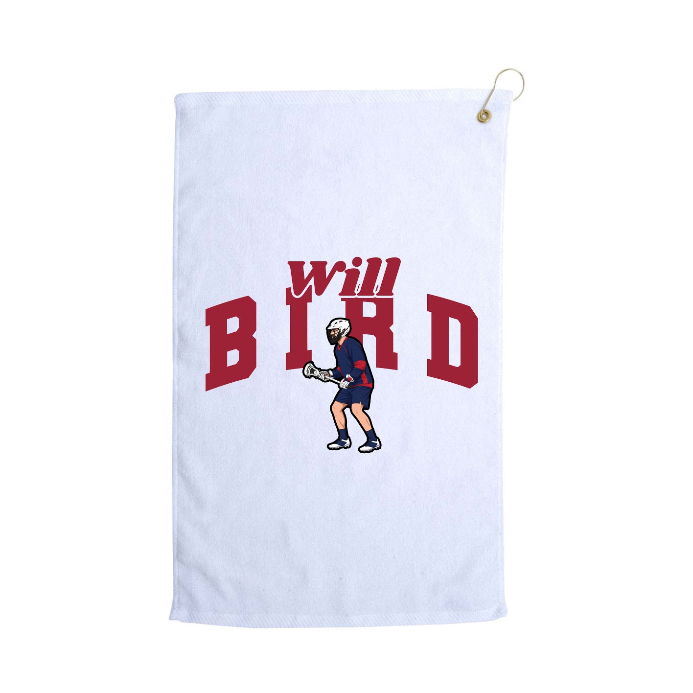 Golf Towel — Signature Arch in White