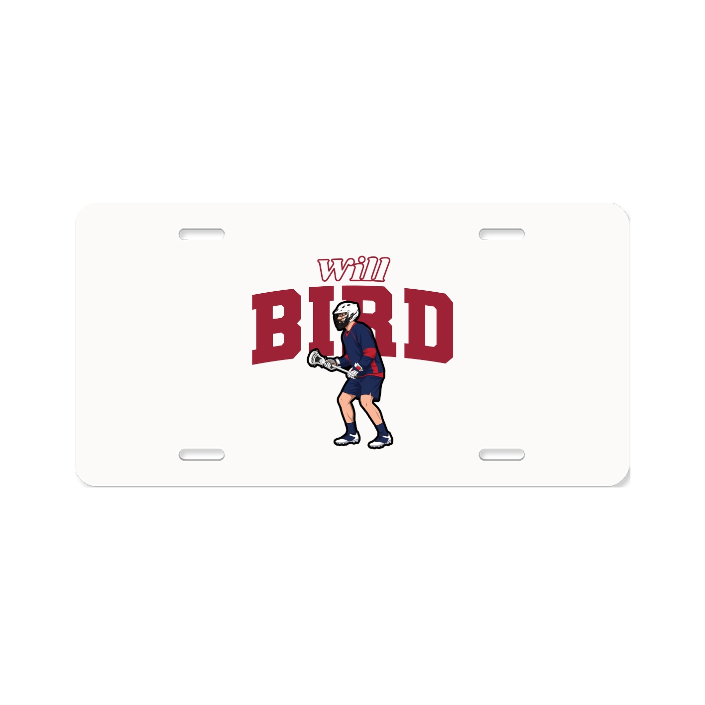 License Plate — Name Arch in Classic