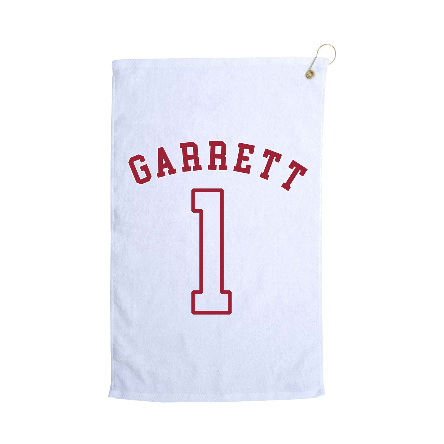 Golf Towel — Shirsey Arch in White