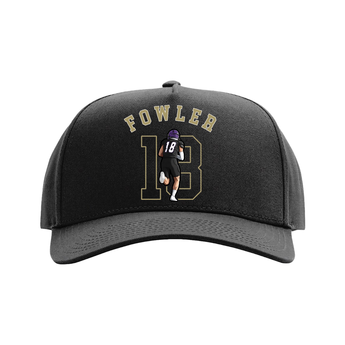 Full Fabric Five-Panel Champ Cap