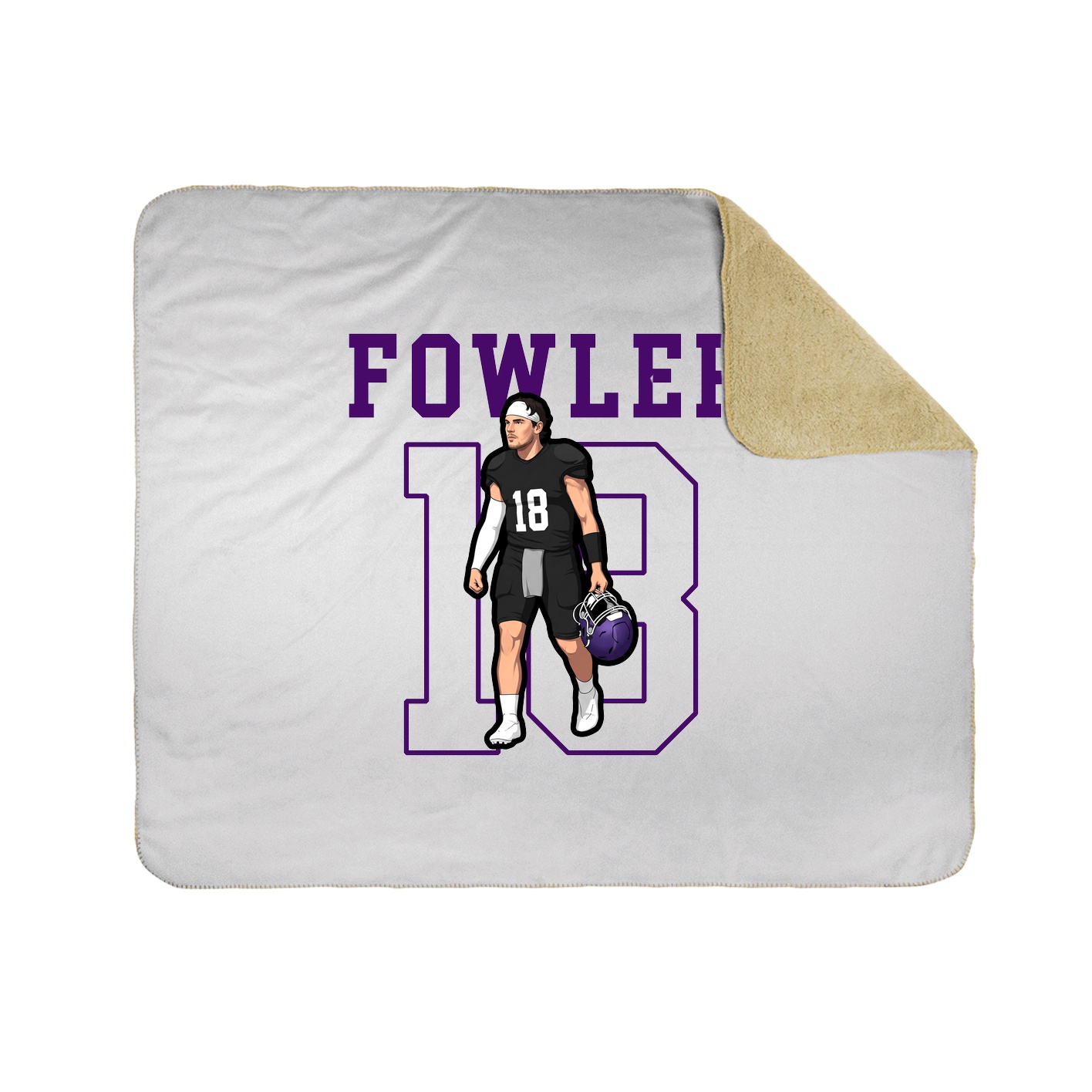Throw Blanket — Shirsey in White