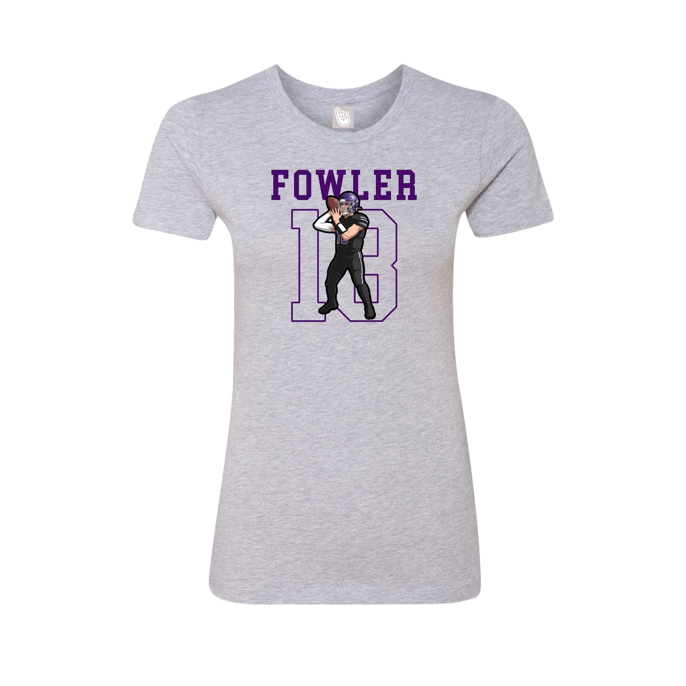 Fitted Women's Tee — Shirsey in Grey
