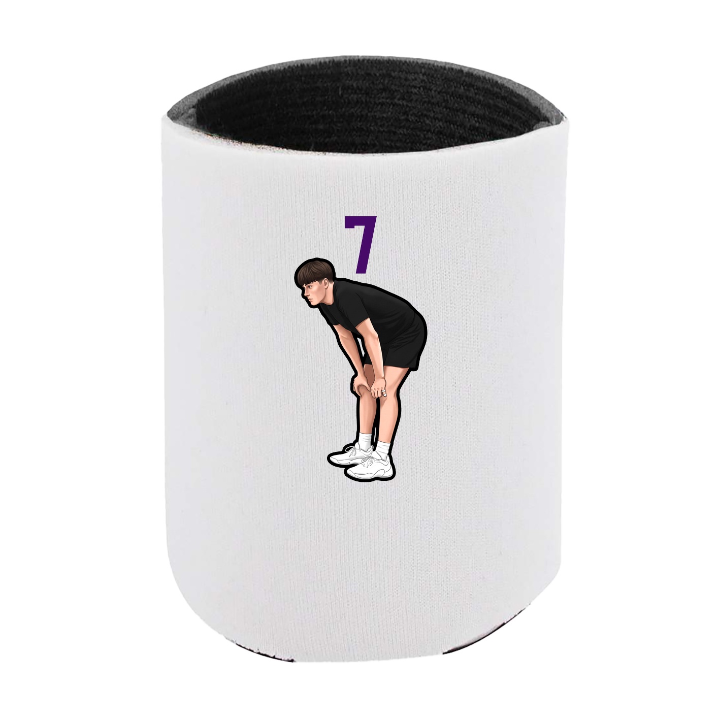 Can Holder — Number Top in White