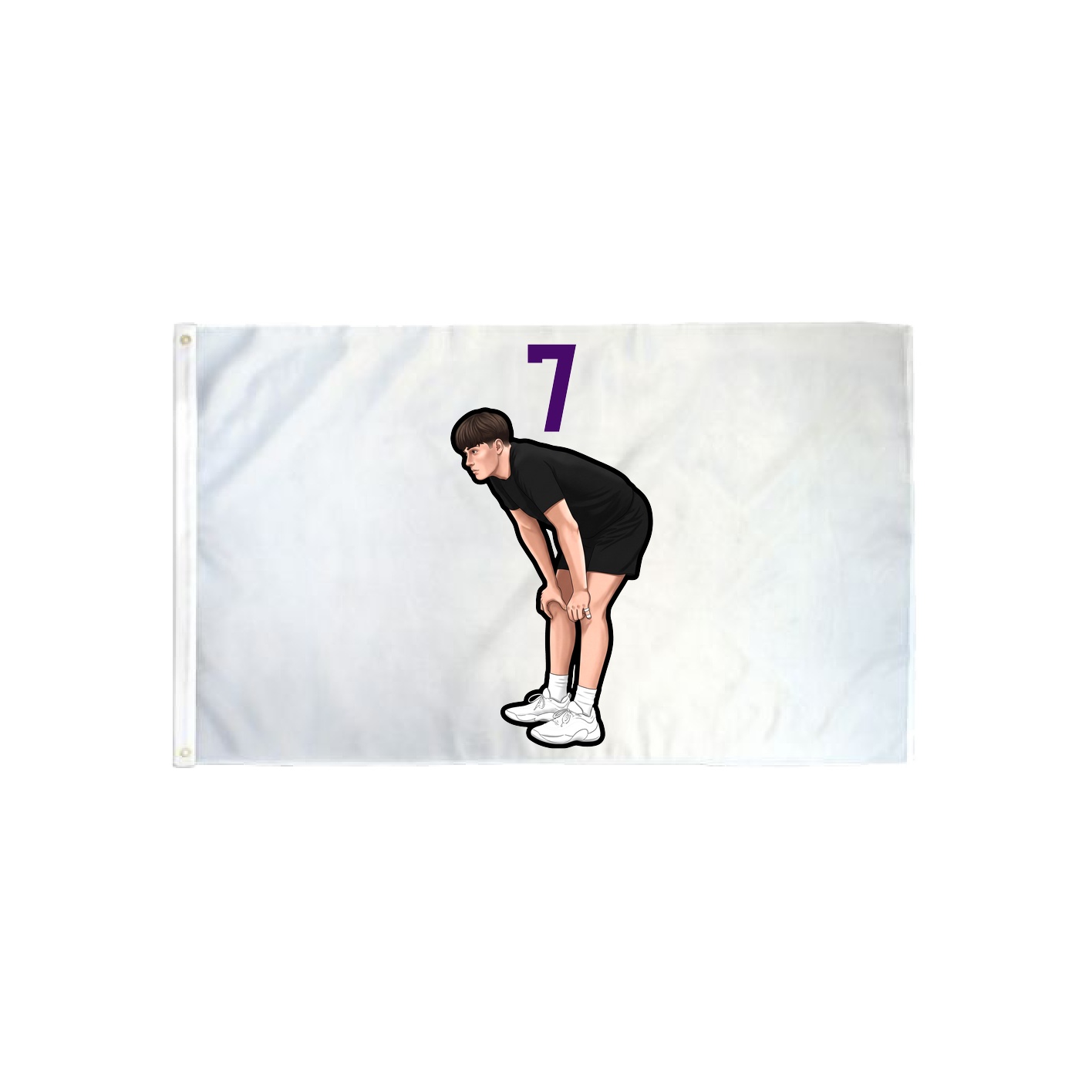 3x5 Flag — Number Top in Classic