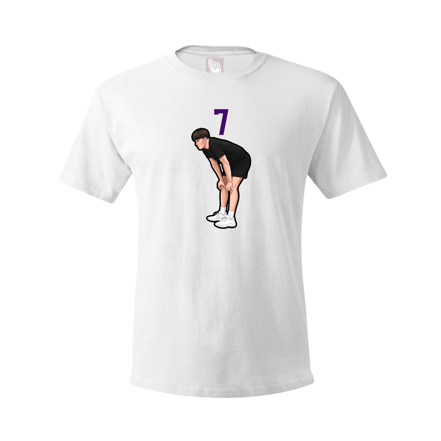 Tee — Number Top in White
