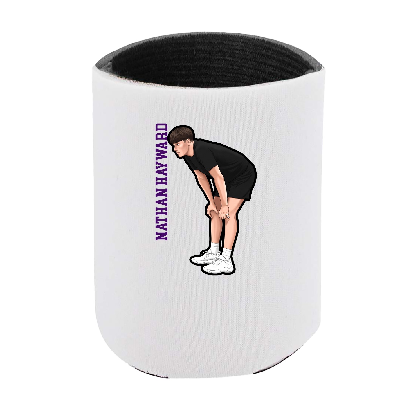 Can Holder — Name Vertical in White