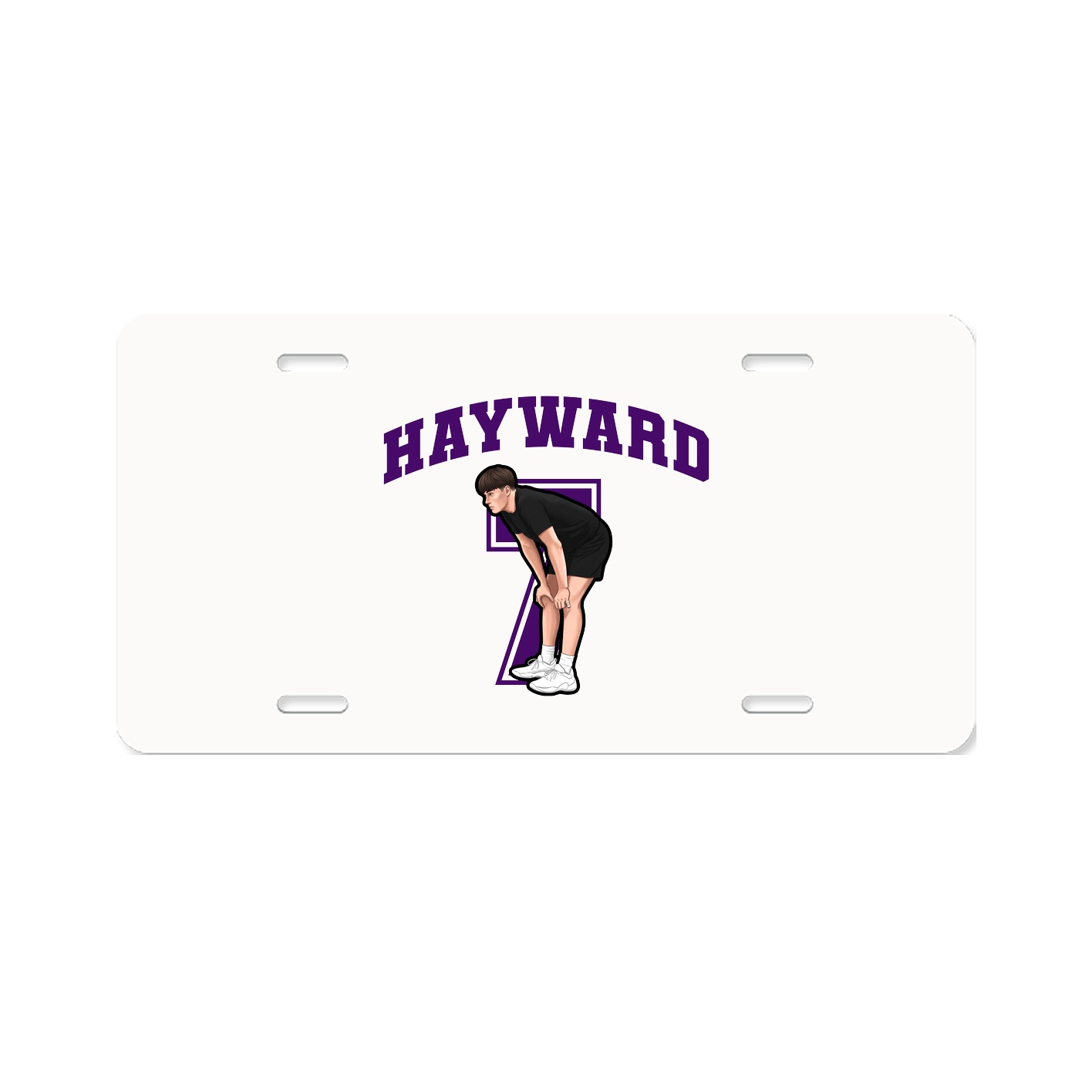 License Plate — Number in Classic