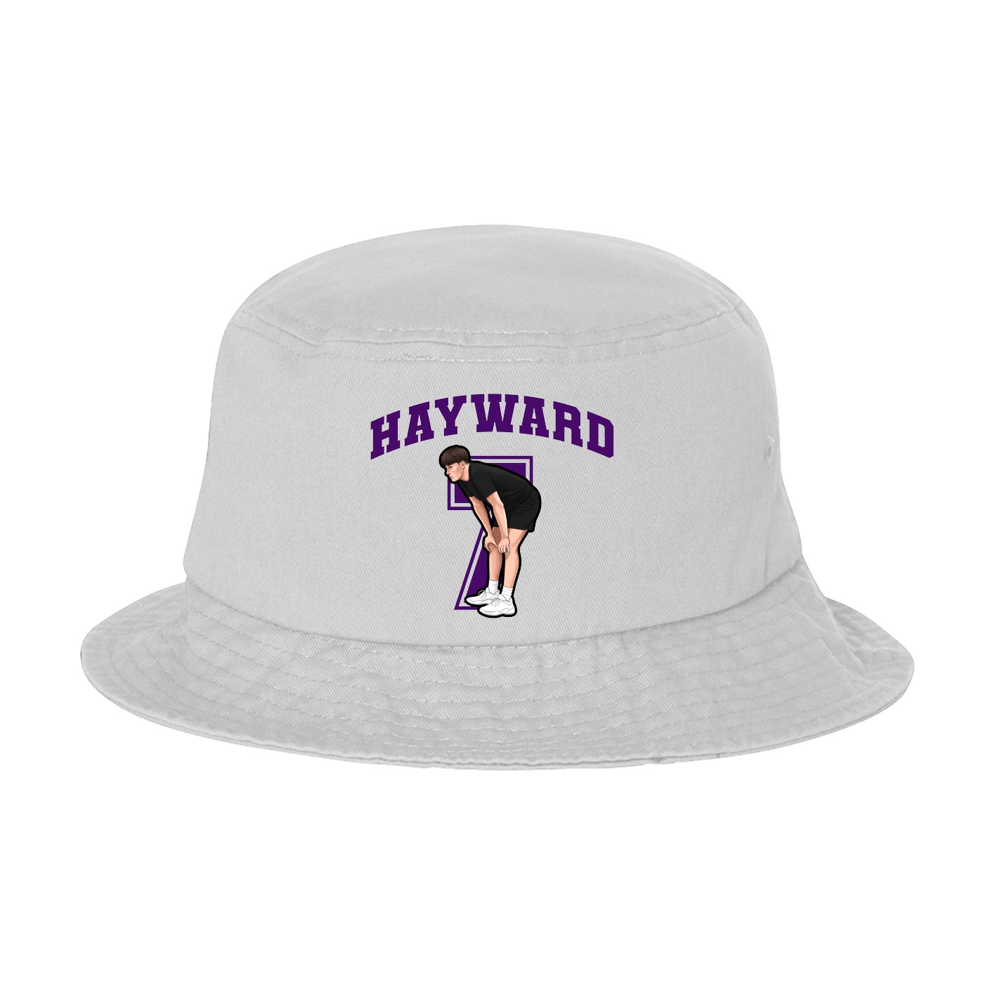 Bucket Cap — Number in White