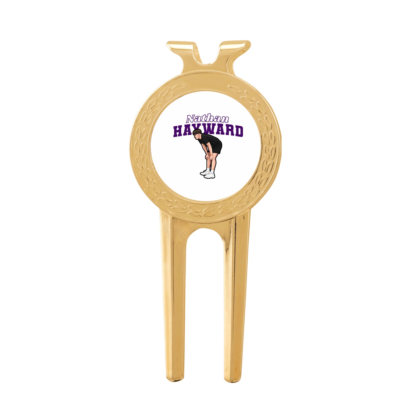 Divot Tool with Ball Marker — Name Arch in Classic