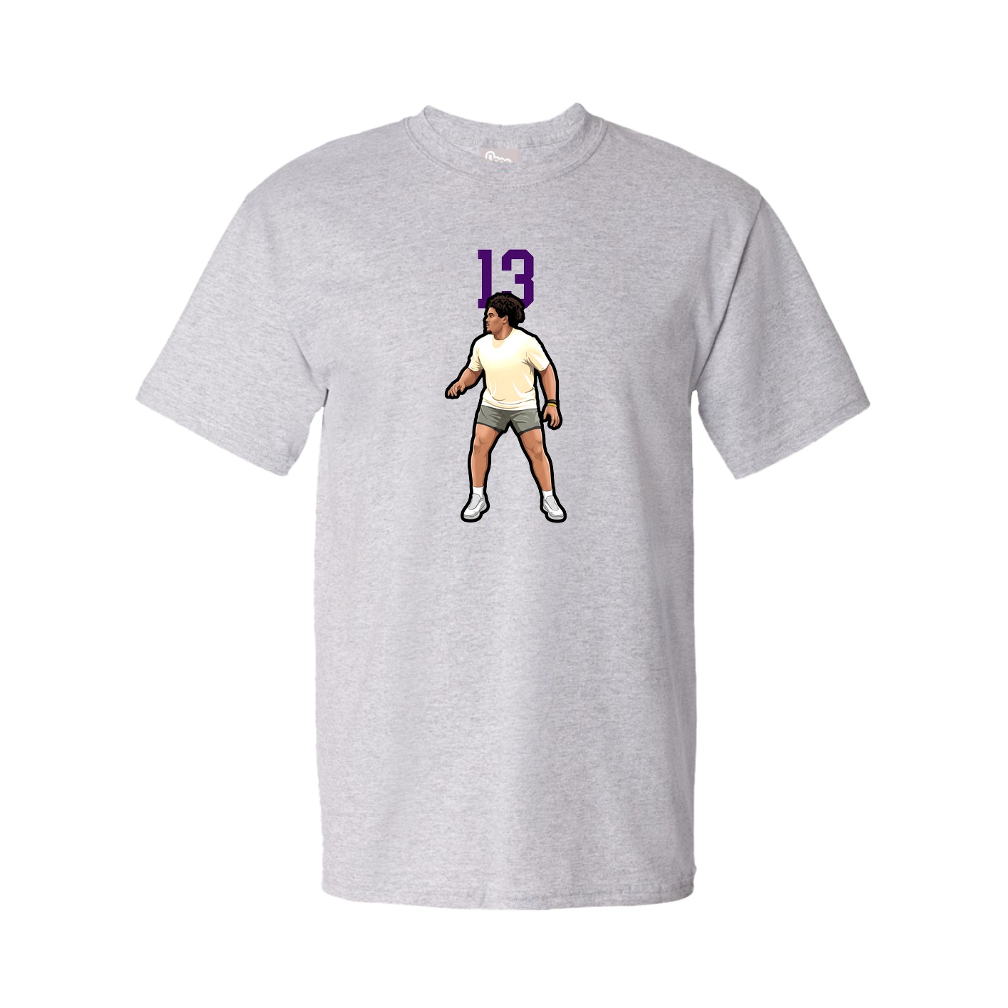 Youth Tee — Number Top in Grey
