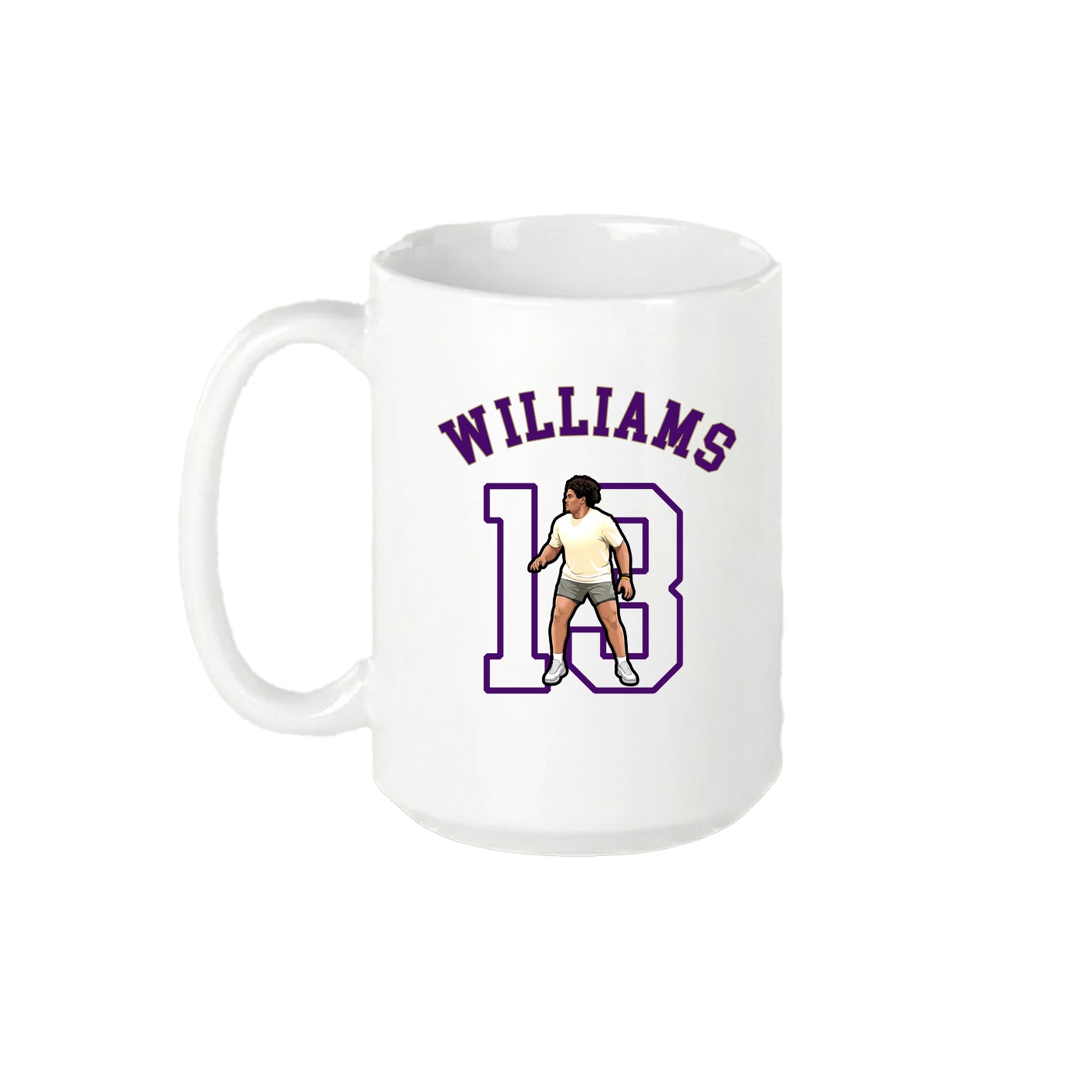 15oz Coffee Mug — Shirsey Arch in White