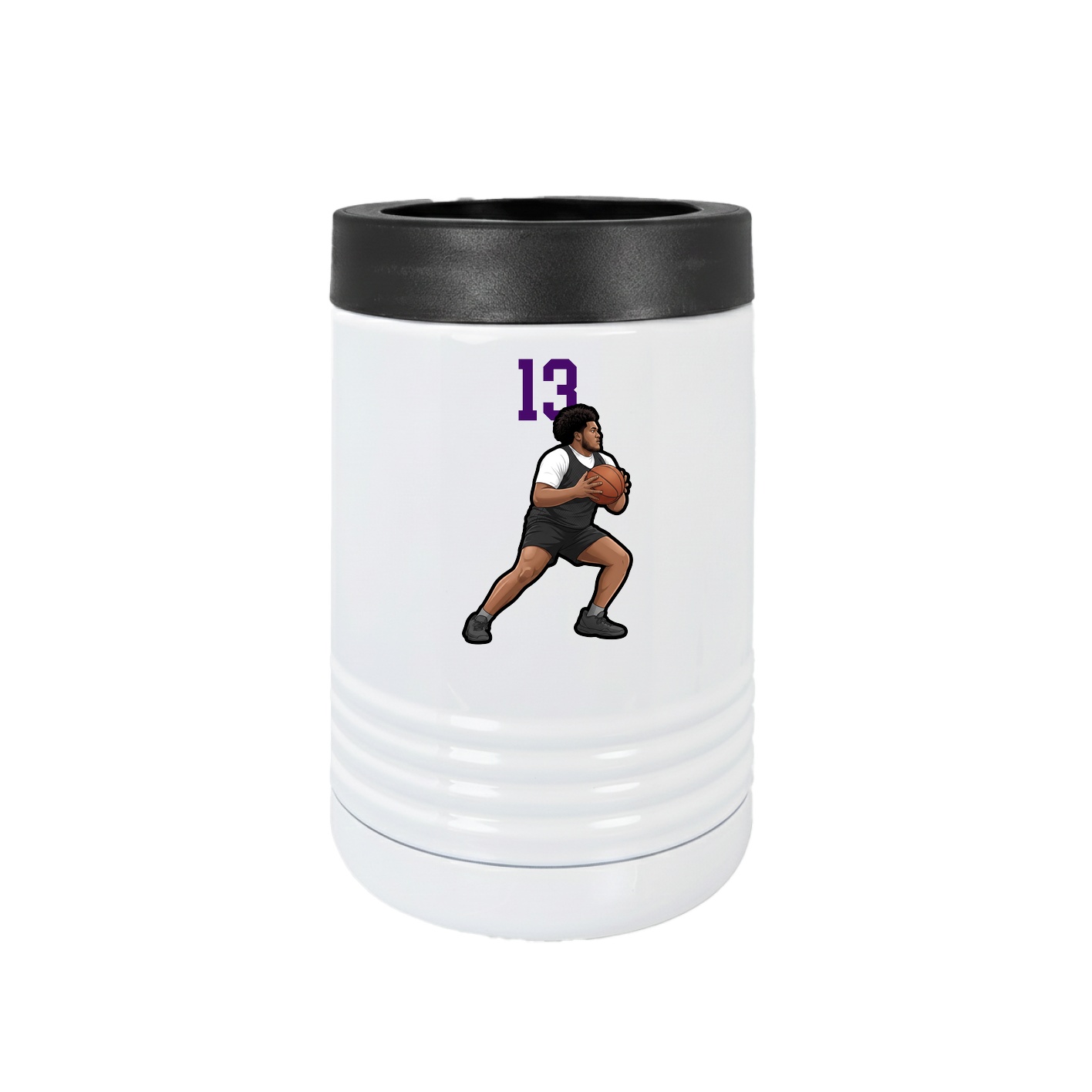 Beverage Holder — Number Top in White