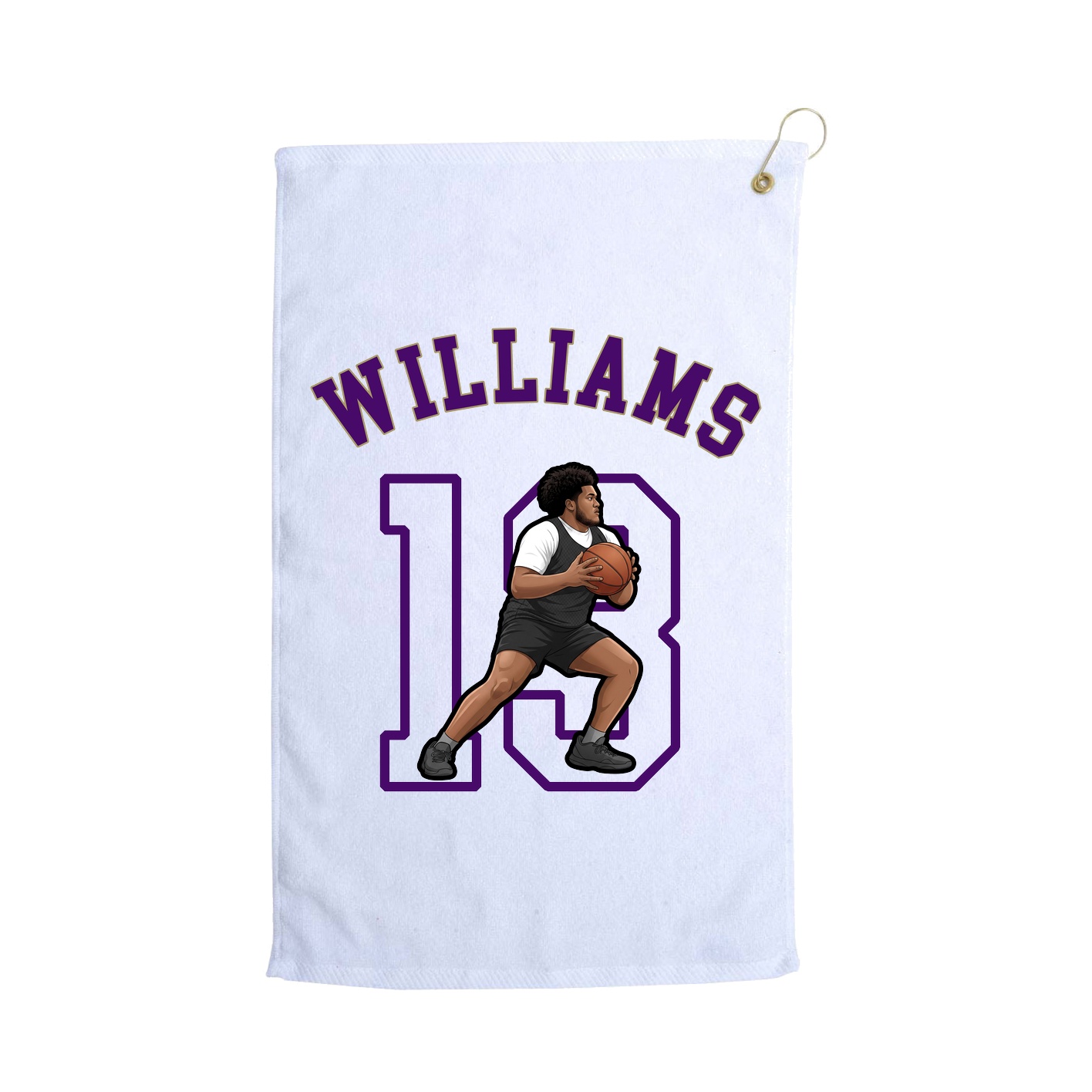 Golf Towel — Shirsey Arch in White