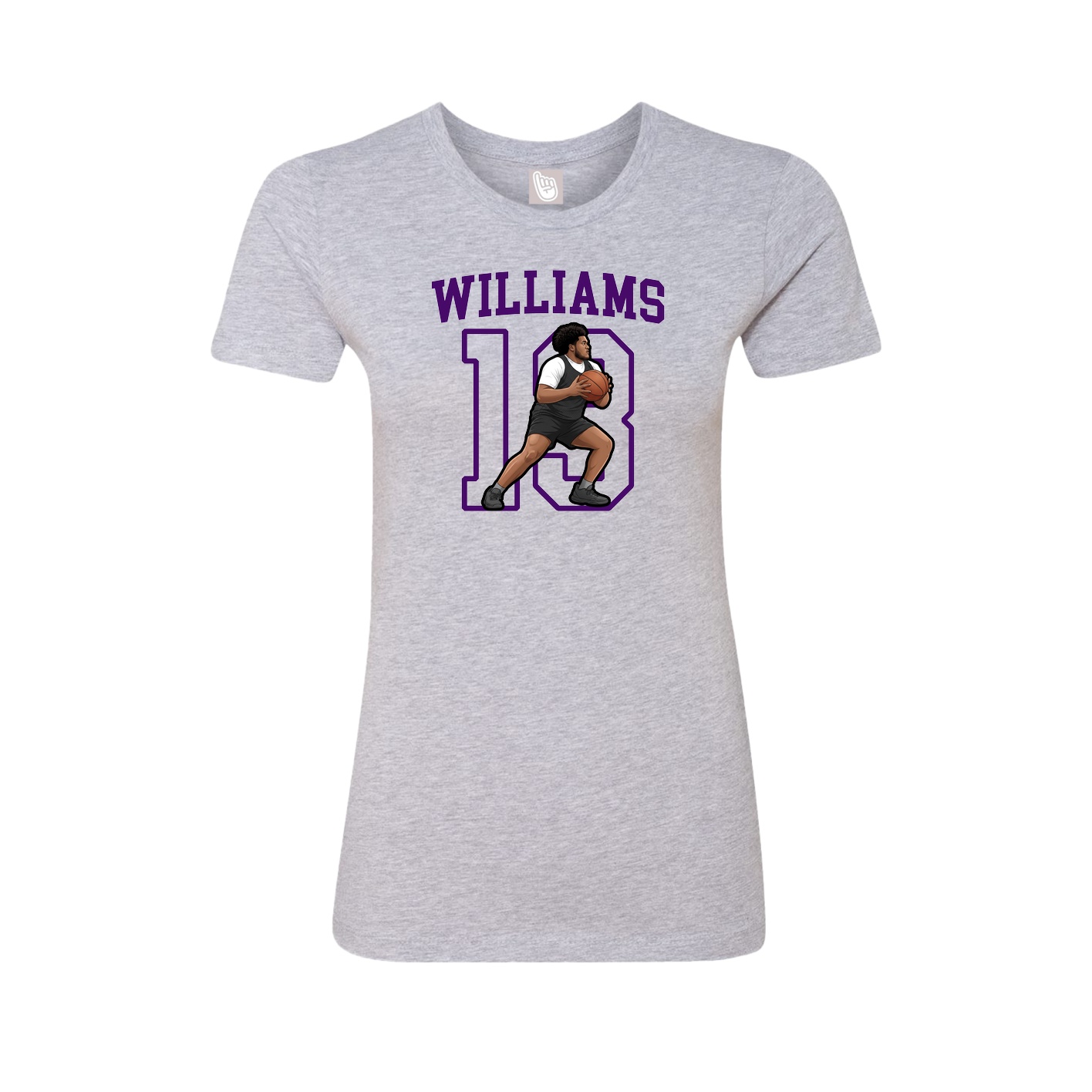 Fitted Women's Tee — Shirsey in Grey