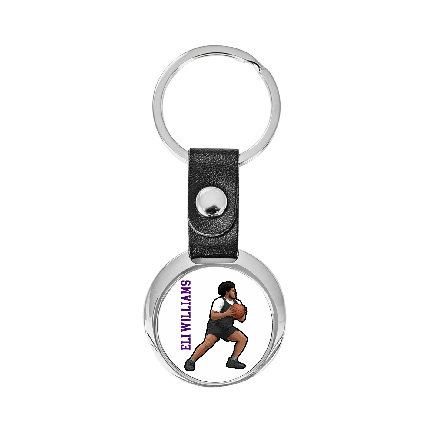 Key Chain — Name Vertical in Classic