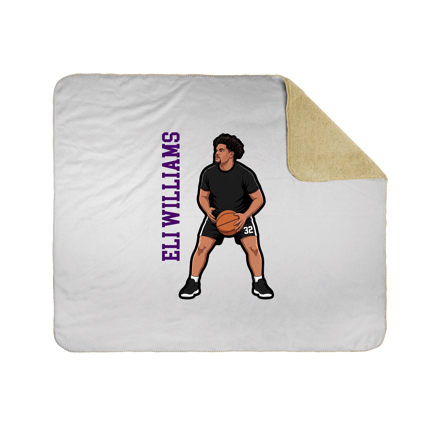 50x60 Sherpa Lined Throw Blanket