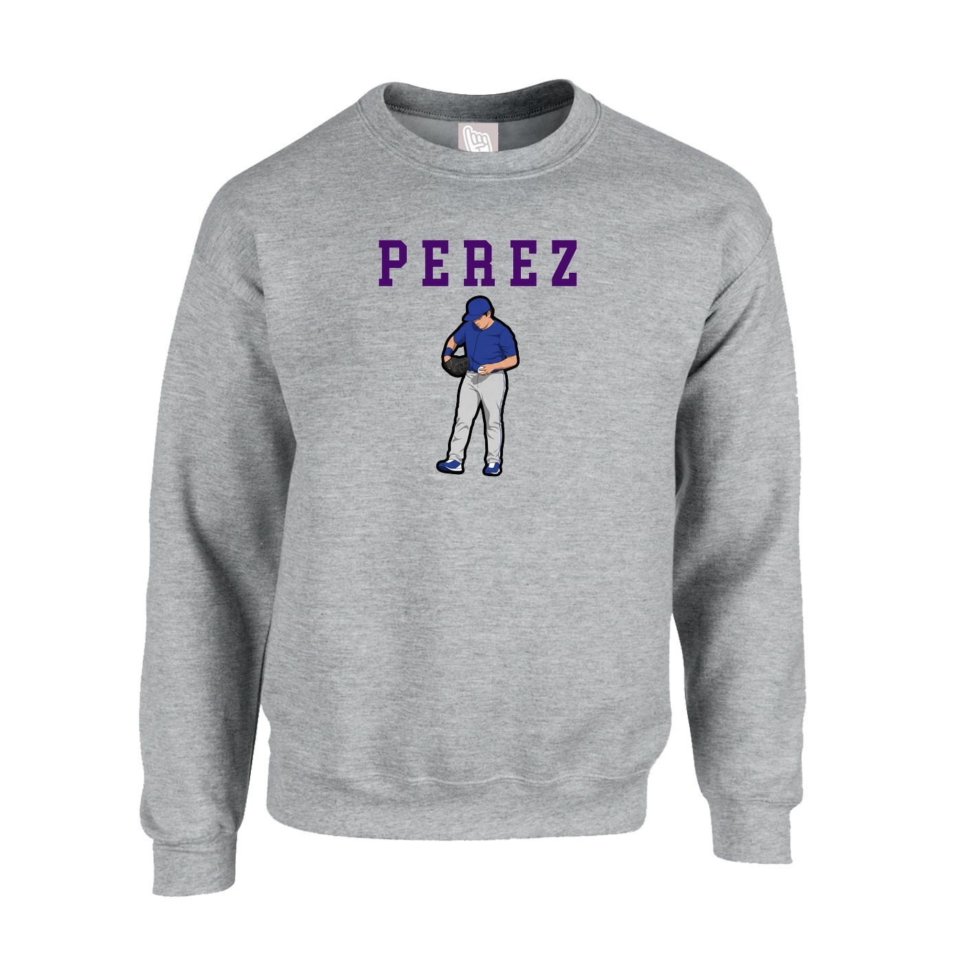 Fleece Crew — Shirsey in Grey