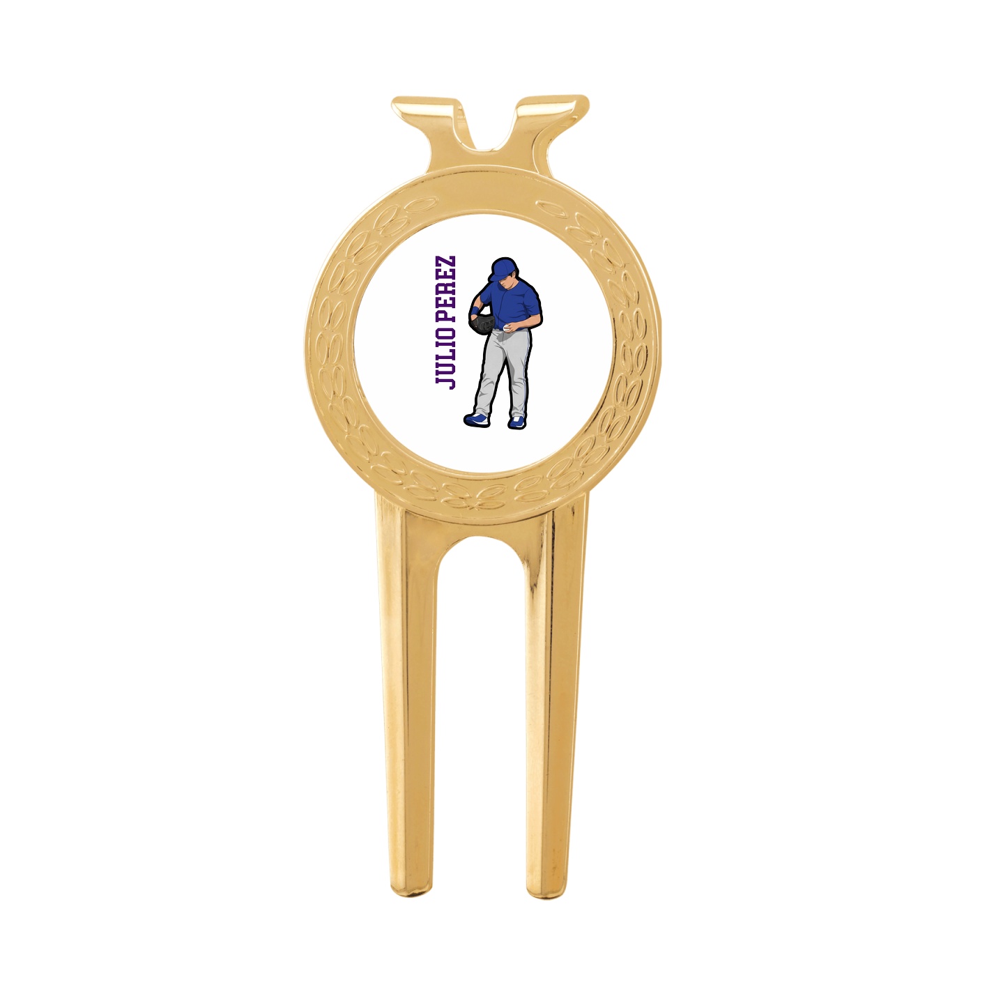 Divot Tool with Ball Marker — Name Vertical in Classic