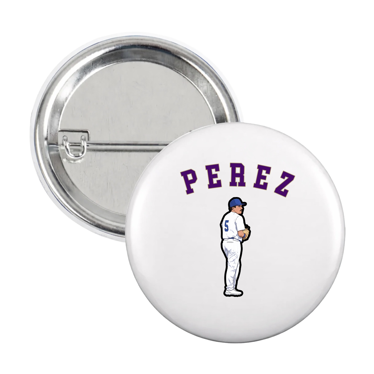 Game Day Button — Shirsey Arch in White