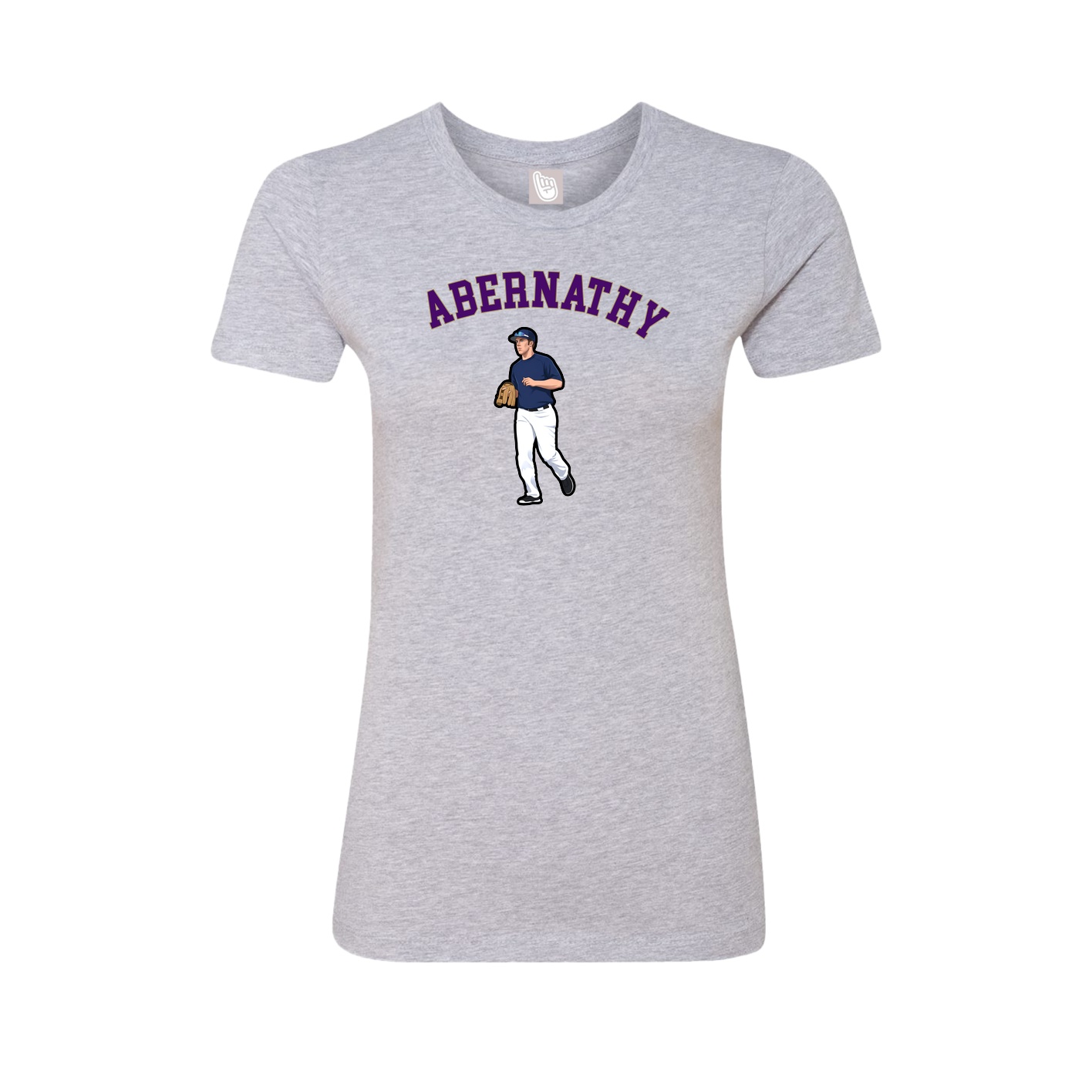 Fitted Women's Tee — Shirsey Arch in Grey