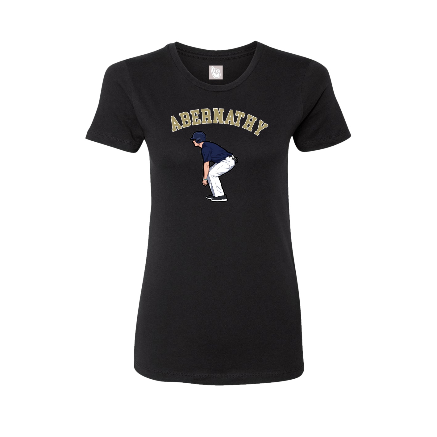 Fitted Women's Tee — Shirsey Arch in Black