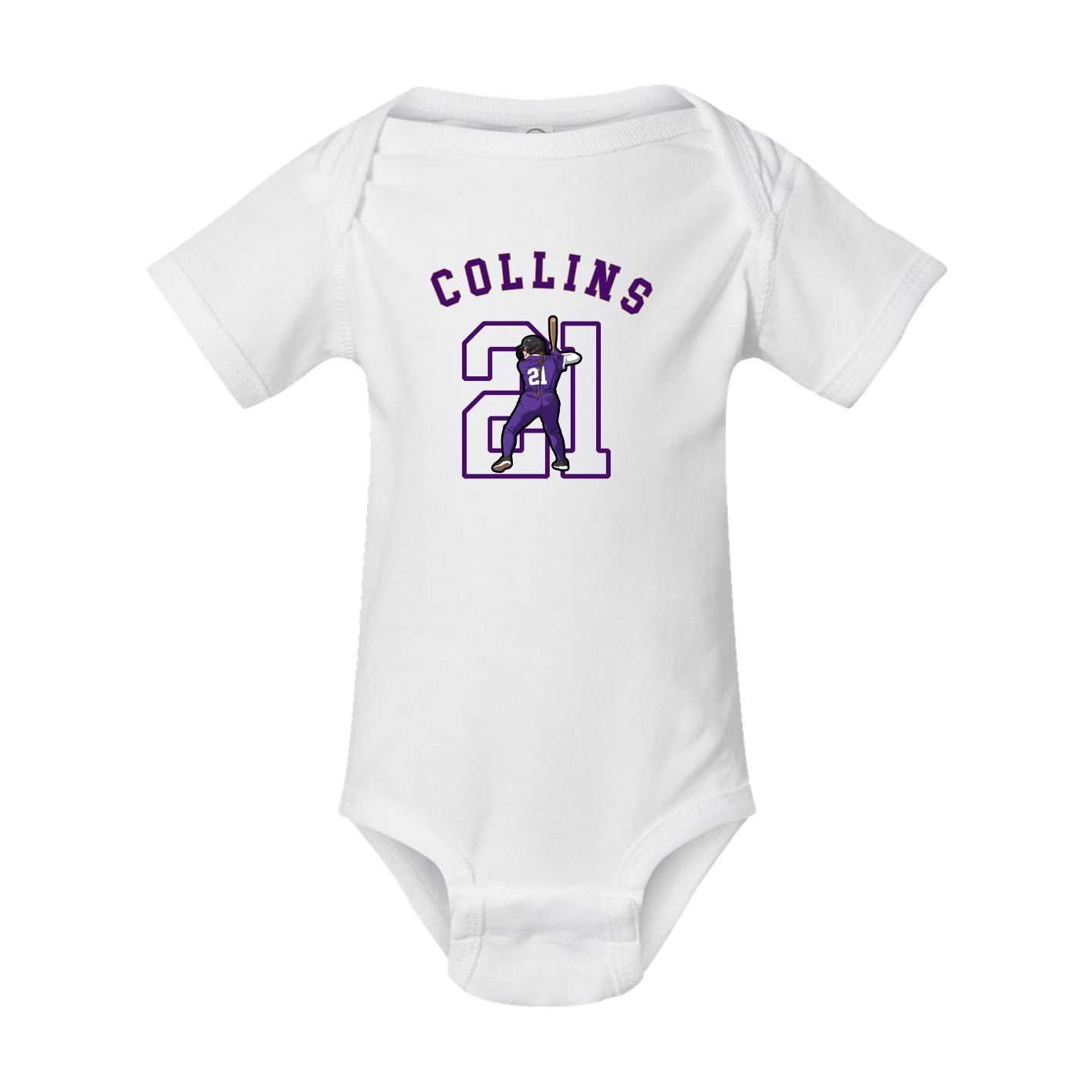 Baby Onesie — Shirsey Arch in White