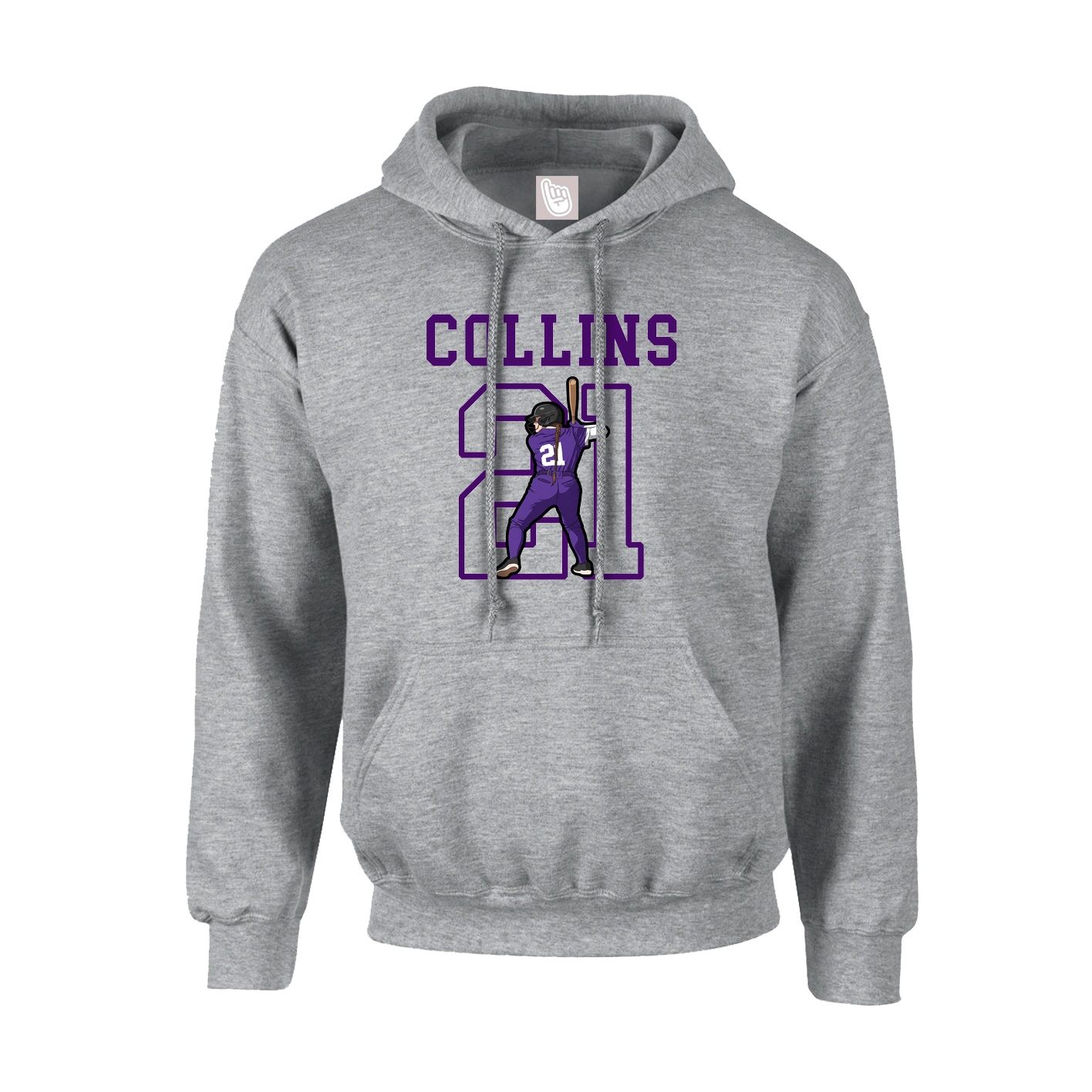 Hoodie — Shirsey in Grey