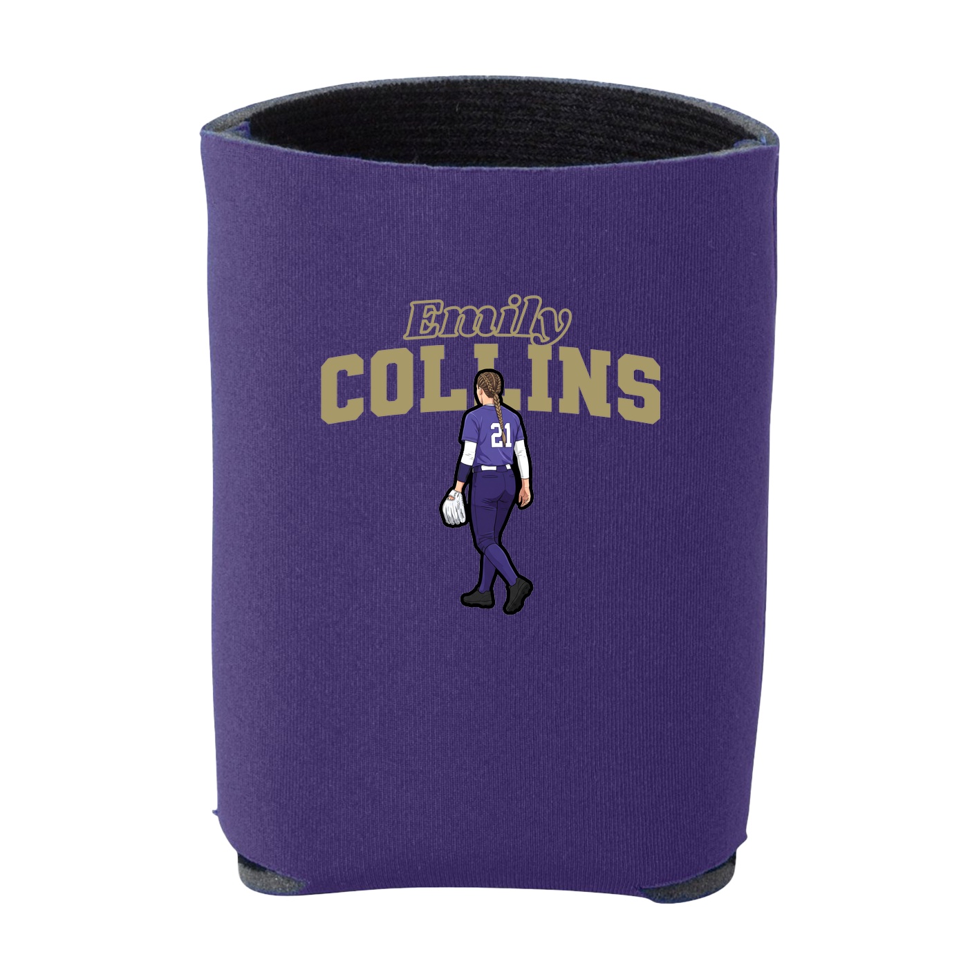 Can Holder — Name Arch in Purple
