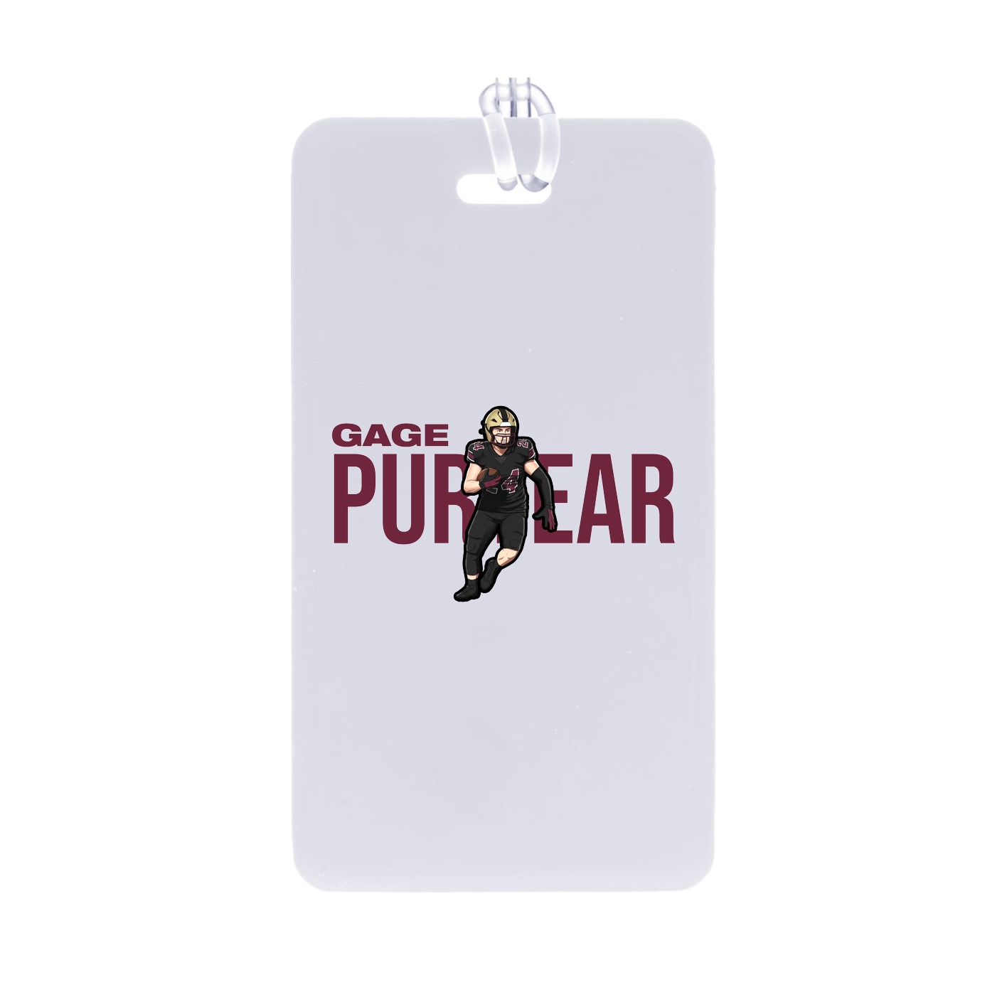 Bag Tag — Player Name in Classic