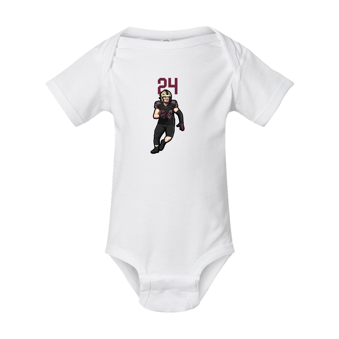 Baby Onesie — Number Top in White