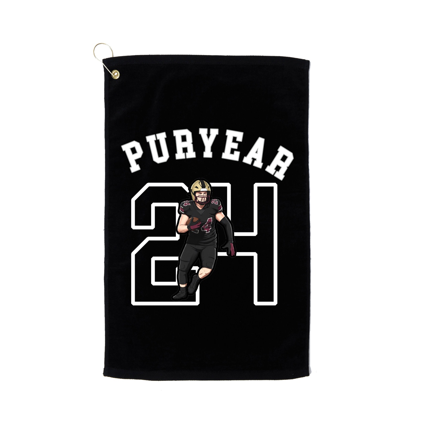 Golf Towel — Shirsey Arch in Black
