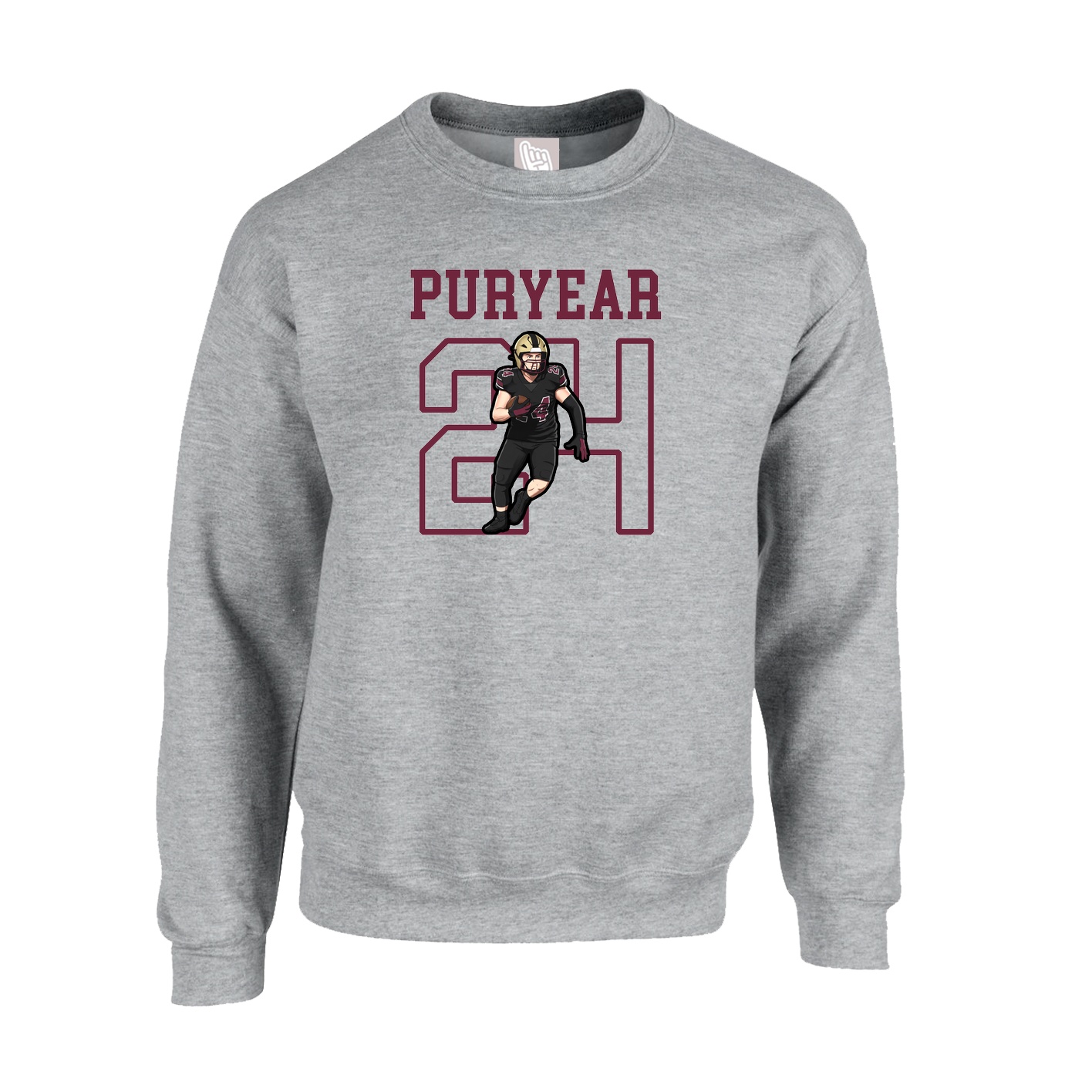 Fleece Crew — Shirsey in Grey