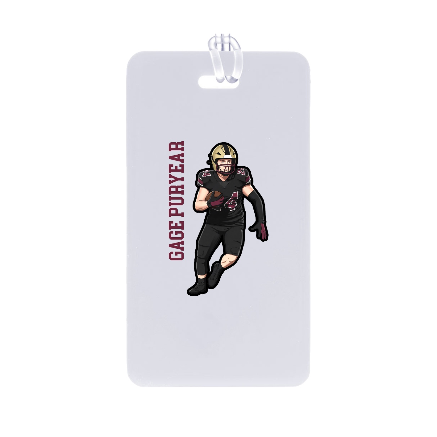 Bag Tag — Name Vertical in Classic