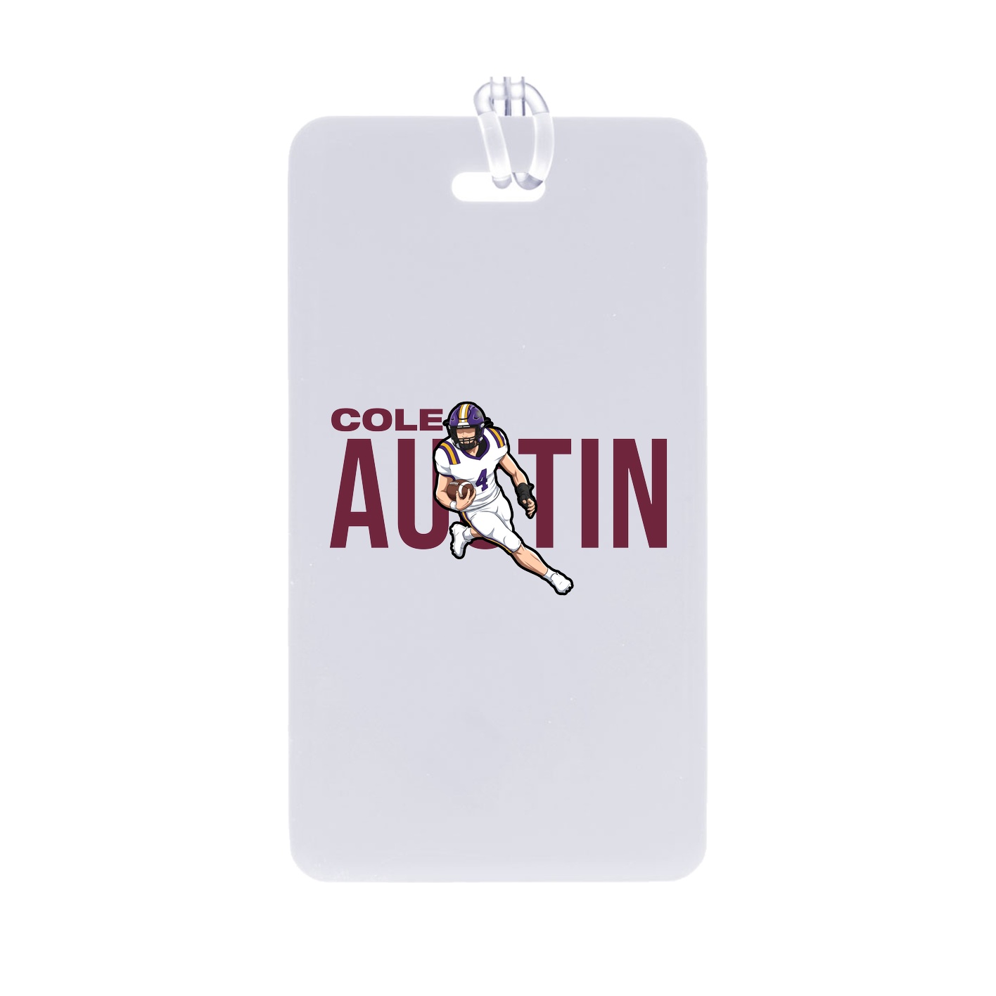 Bag Tag — Player Name in Classic